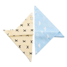 Load image into Gallery viewer, All Heart 2 Pack Baby Bib Clothes With Bow And Clouds Prints
