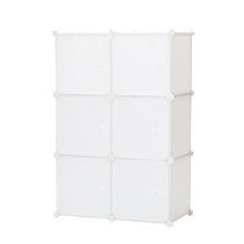 Load image into Gallery viewer, Gretmol 6 Cube Stackable Storage - White
