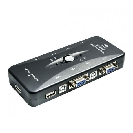 WL 4 Port USB KVM Switch