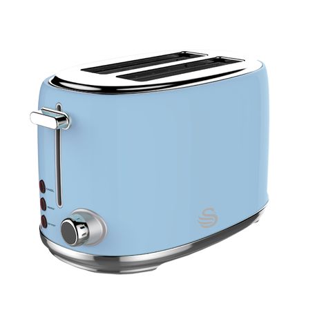 Swan Blue Retro 2 Slice Toaster Buy Online in Zimbabwe thedailysale.shop