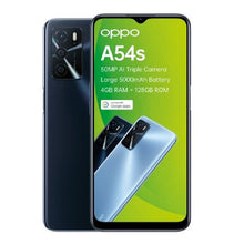 Load image into Gallery viewer, OPPO A54s 128GB Single Sim - Crystal Black + Vodacom SIM Card Pack
