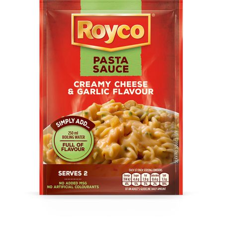 ROYCO Pasta Sauce Cheese & Garlic 24 x 45g