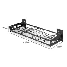 Load image into Gallery viewer, Stainless Steel Drill Free Wall Mounted Dish Rack
