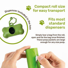 Load image into Gallery viewer, Ruff ‘n Tuff Premium Biodegradable Dog Poop Bags With Dispenser (240 bags)
