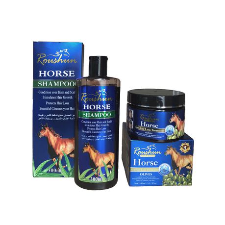 Roushun Anti-Hair Loss Combo - Shampoo and Treatment - 2x 300ml Buy Online in Zimbabwe thedailysale.shop