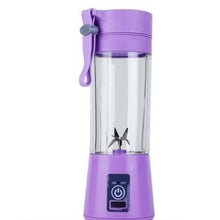 Load image into Gallery viewer, Purple USB Charged Portable Smoothie Blender
