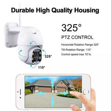 Load image into Gallery viewer, 1080P Mini 2.5” CCTV PTZ Outdoor Security Camera Full Colour Night Vision
