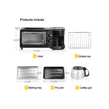 Load image into Gallery viewer, 3-in-1 Home Multi-Functional Breakfast Maker Coffee Mechanical Oven Mini

