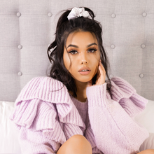 Load image into Gallery viewer, Dear Deer Pack of x3 Satin Scrunchies (White, Stone &amp; Black)
