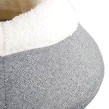 Load image into Gallery viewer, Perfect Pets - Round Cosy Plush Cat Cave Bed
