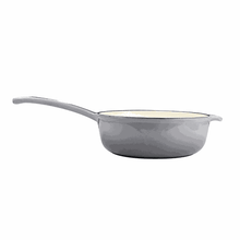Load image into Gallery viewer, Chef Grey Cookware - Cast Iron 24cm Sauce Pan &amp; Lid
