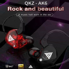 Load image into Gallery viewer, QKZ-AK6 High Resolution Wired Earbuds with HD Microphone (Transparent)
