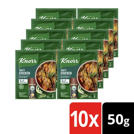 Knorr Tasty Chicken with Robertsons Chicken Spice Soup 10x50g Buy Online in Zimbabwe thedailysale.shop