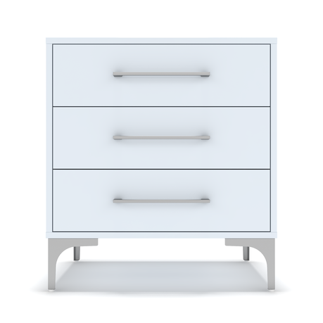 BAM! High Gloss 3 Drawer Bedside/Nightstand - White Buy Online in Zimbabwe thedailysale.shop