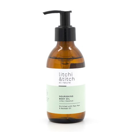 Litchi & Titch Lime & Coconut Body Oil (200ml) Buy Online in Zimbabwe thedailysale.shop