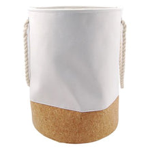 Load image into Gallery viewer, House of York - Laundry Bag Cork and Canvas
