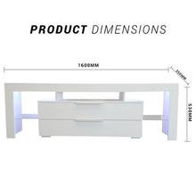 Load image into Gallery viewer, Modern light luxury high-gloss TV Stand with RGB LED Light JMY-Y-07
