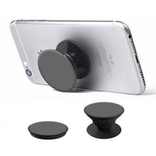 Load image into Gallery viewer, Mobile Phone Grip / Stand Adhesive Collapsible Silver Metallic
