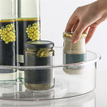 Load image into Gallery viewer, Kitchen Lazy Susan Divided Turntable Storage Container
