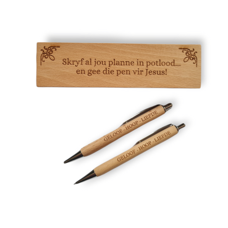 Engraved Wooden Pen and Pencil Gift Set Buy Online in Zimbabwe thedailysale.shop