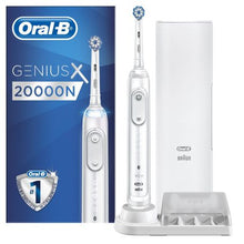 Load image into Gallery viewer, Oral-B Rechargeable Electric Toothbrush - Genius X  - Fuji White
