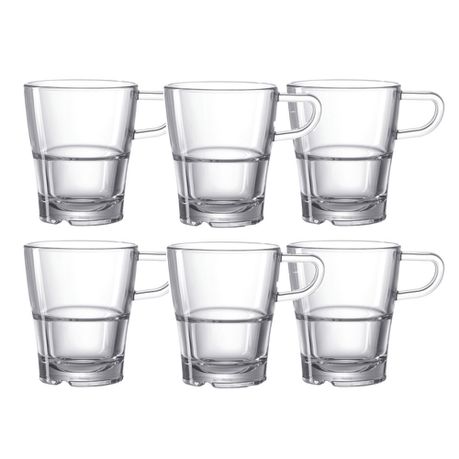 Leonardo Cup for Tea or Coffee in Clear Glass SENSO 250ml – Set of 6 Buy Online in Zimbabwe thedailysale.shop