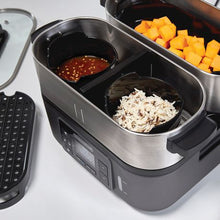 Load image into Gallery viewer, Morphy Richards Food Steamer Digital Stainless Steel Black 3L 1600W Intelli Steam
