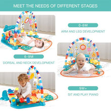 Load image into Gallery viewer, Baby Gym Mat Activity Padded Playmat
