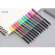 Load image into Gallery viewer, 12 Fineliner Colour Pens-Neon DL147
