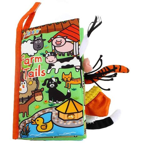 Jollybaby Soft Cloth Baby Books - Farm Tails Buy Online in Zimbabwe thedailysale.shop