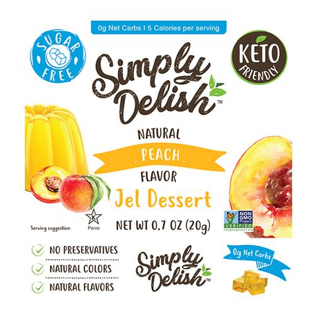 Simply Delish - Natural - Peach - Jel Dessert Buy Online in Zimbabwe thedailysale.shop