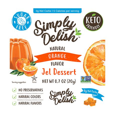 Simply Delish - Natural - Orange - Jel Dessert Buy Online in Zimbabwe thedailysale.shop