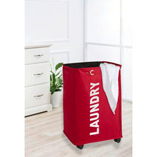 Load image into Gallery viewer, Wenko - Quadro Laundry Basket - Red 79L

