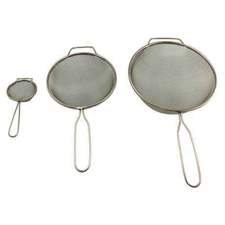 Le Patissier Kitchen Sieve - 3 Piece Set - Silver Buy Online in Zimbabwe thedailysale.shop