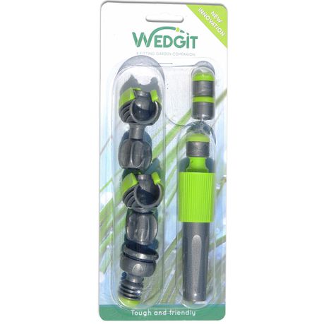 WEDGIT Tough Garden Hose Connector Starter Set for 13mm (1/2) Hose Buy Online in Zimbabwe thedailysale.shop