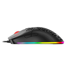 Load image into Gallery viewer, HAVIT Gamenote HONEYCOMB 6400DPI Lightweight RGB Gaming Mouse - Black
