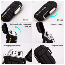 Load image into Gallery viewer, Rechargeable Water-Resistant Windproof Electric Rechargeable Lighter
