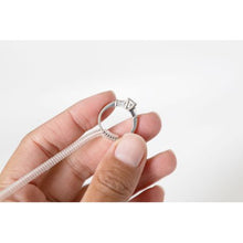 Load image into Gallery viewer, 12pk Invisible Ring Size Adjuster for loose rings &amp; silver polishing cloth
