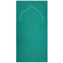 Load image into Gallery viewer, Ruh Musallah Luxury Comfort Prayer Mat - Qibla Turquoise

