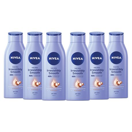 NIVEA Irresistibly Smooth Body Lotion - 6 x 400ml Buy Online in Zimbabwe thedailysale.shop