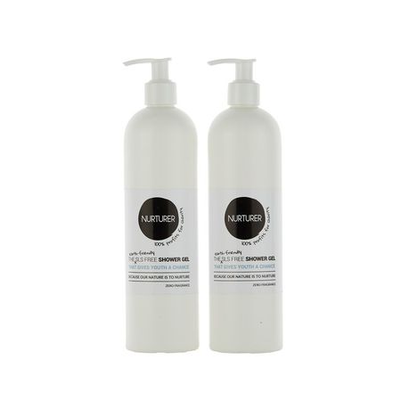 Nurturer - Shower Gel Combo (Fragrance Free) - 2 x 500ml Buy Online in Zimbabwe thedailysale.shop