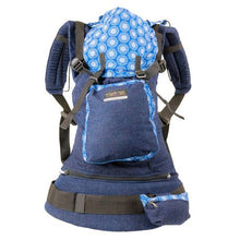 Load image into Gallery viewer, African Baby Carrier Deluxe Blue Daisy
