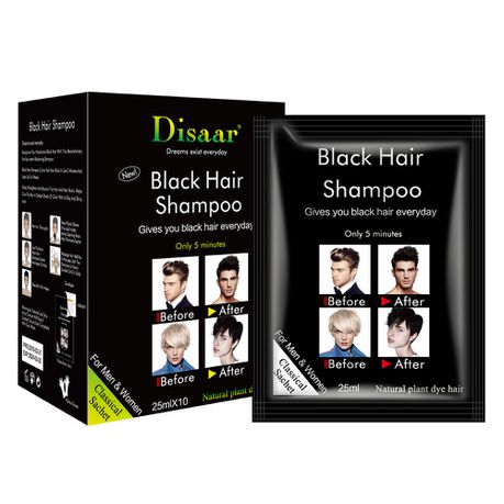 Black Hair Shampoo - 2 Pack