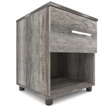 Load image into Gallery viewer, BAM! One Drawer Pedestal/Nightstand - Monument Oak
