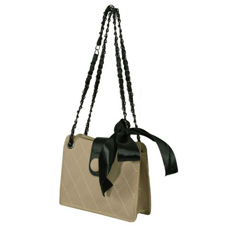Urban Muse Lily Mini Tote - Nude & Black Buy Online in Zimbabwe thedailysale.shop