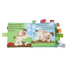 Load image into Gallery viewer, Nouvo Interactive Baby Fabric Book - Dog
