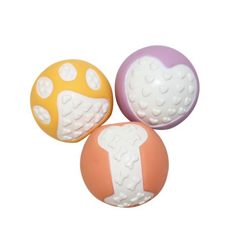 Set of 3 Squeaky Chew Toy Balls Buy Online in Zimbabwe thedailysale.shop