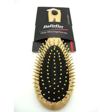 Load image into Gallery viewer, BaByliss Small Brown Wooden Bristle Hair Brush for Children
