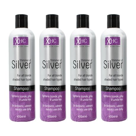 Xpel Shimmer Of Silver Purple Shampoo - 400ml x 4 Pack Buy Online in Zimbabwe thedailysale.shop