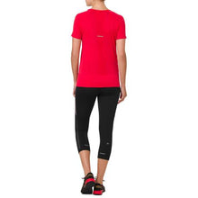 Load image into Gallery viewer, Asics WOMEN SEAMLESS SS TEXTURE Running/Training Top - Red
